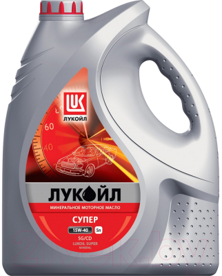 Моторное масло Лукойл Супер 15W40 SG/CD / 19196 (5л)