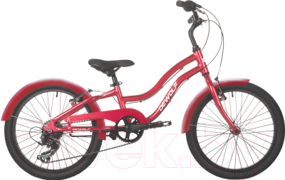 Детский велосипед Dewolf Wave 210 (ярко-красный)