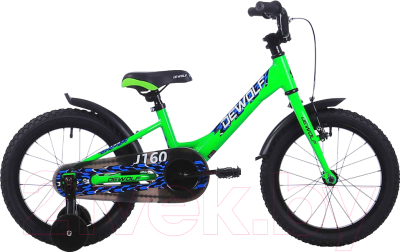 Детский велосипед Dewolf J160 Boy (зеленый)
