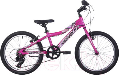 Изображение товара Детский велосипед Dewolf J200 Girl (фиолетовый)