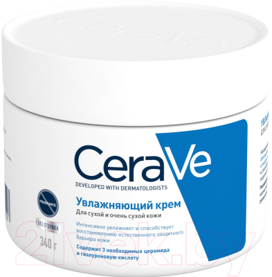 Крем для лица CeraVe Увлажняющий для сухой и очень сухой кожи (340мл)