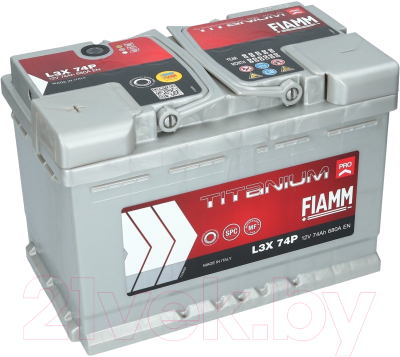 Автомобильный аккумулятор Fiamm Titanium Pro 7905154 (74 А/ч)