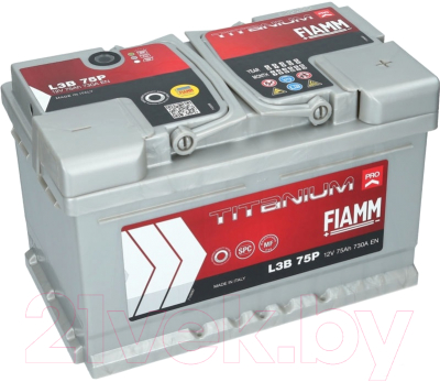 Автомобильный аккумулятор Fiamm Titanium Pro 7905156 (75 А/ч)