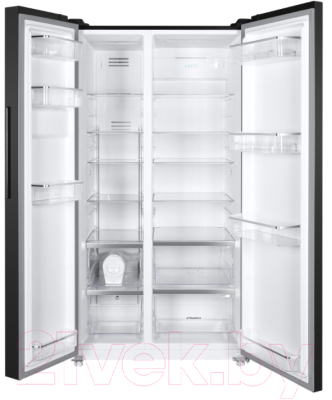 Холодильник с морозильником Maunfeld MFF 177NFSB