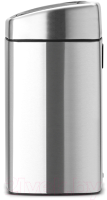 Мусорное ведро Brabantia Touch Bin с защитой от отпечатков / 477225 (10л, матовая сталь)