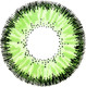 Комплект контактных линз Hera Classic Green Sph-6.00 (2шт) - 
