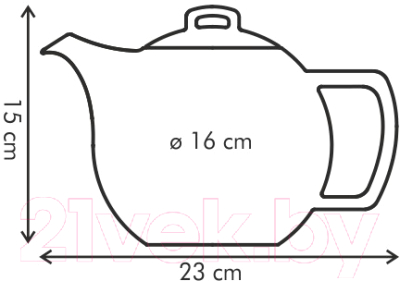 Заварочный чайник Tescoma Crema 387162