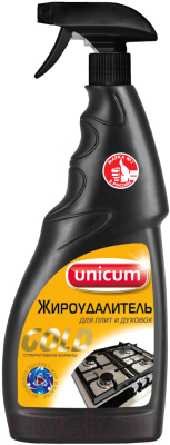 Чистящее средство для кухни Unicum Gold Жироудалитель. Спрей для плит и духовок (500мл)