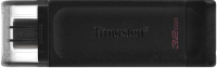 Usb flash накопитель Kingston DataTraveler 70 32GB Black (DT70/32GB) - 