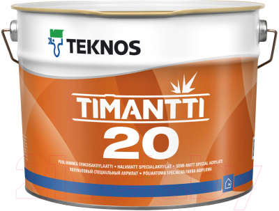 

Краска Teknos, Белый, Timantti 20 Base 1