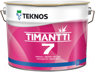 Краска Teknos Timantti 7 Base 3 (9л, прозрачный)