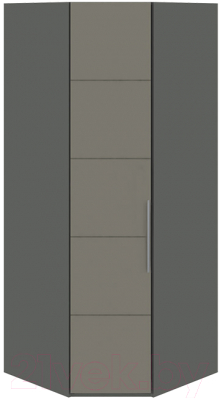 Шкаф ТриЯ Наоми СМ-208.07.06 (серый/джут)