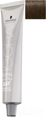 

Крем-краска для волос Schwarzkopf Professional, Шатен, Igora Royal Earthy Clay 6-16