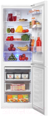 Холодильник с морозильником Beko CNKDN6321EC0W
