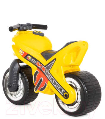 Каталка детская Полесье МХ Мотоцикл / 80578 (желтый)