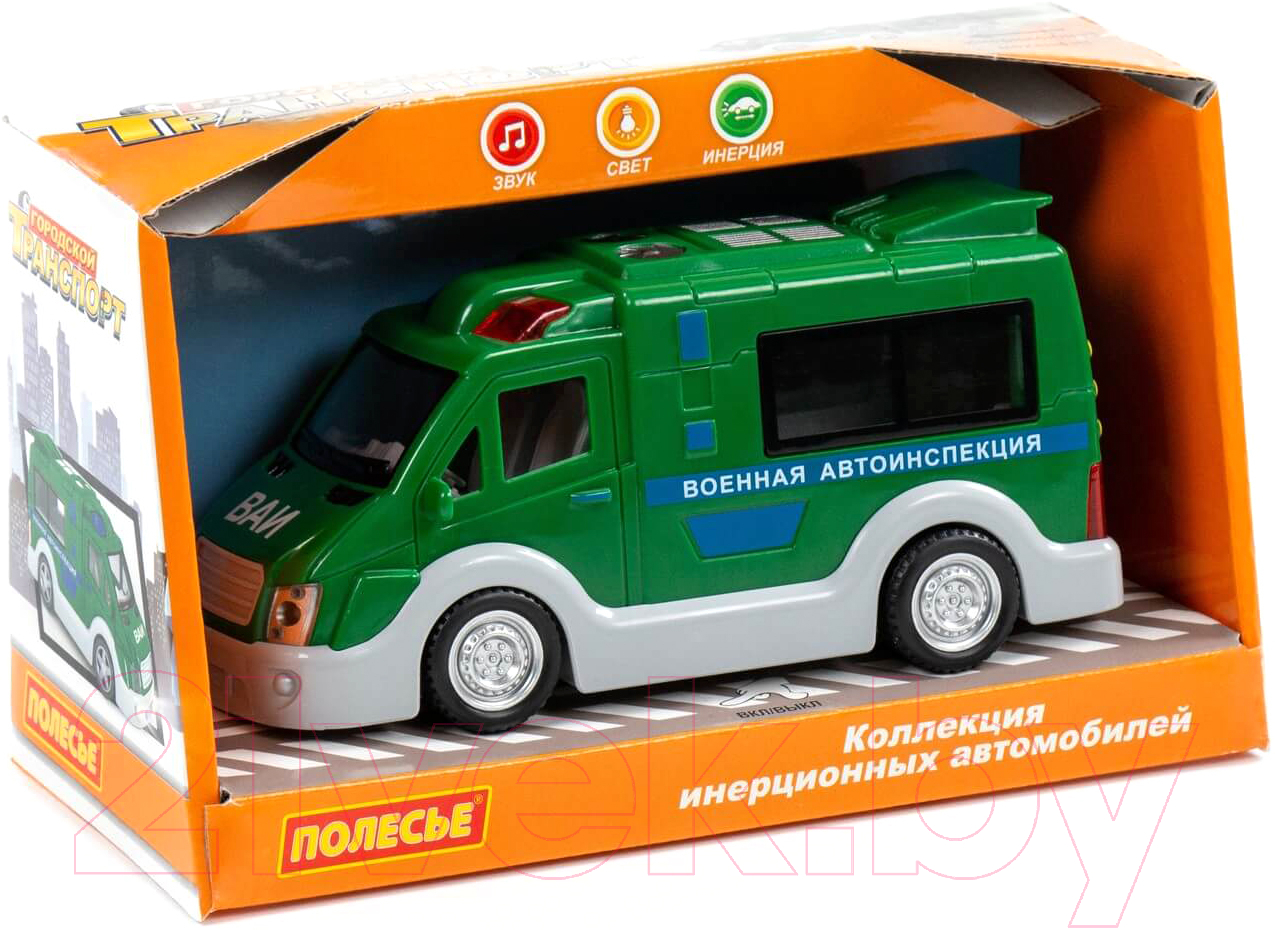 Автомобиль игрушечный Полесье ВАИ / 79640 (инерционный) — фото 5