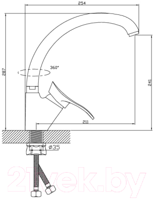 Смеситель Diadonna D80559100