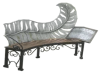 

Скамья садовая Грифонсервис, Перо СК1