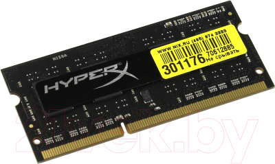 

Оперативная память DDR3 HyperX, HX321LS11IB2/4