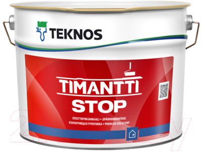 Грунтовка Teknos Timantti Stop (900мл, белый)