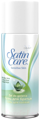 Гель для бритья Gillette Satin Care для чувствительной кожи (75мл)
