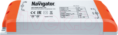 Драйвер для светодиодной ленты Navigator 94 679 ND-P60S-IP20-12V