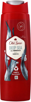 

Гель для душа Old Spice, Deep Sea With Minerals 2 в 1