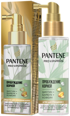 Спрей для волос PANTENE Pro-V Miracles пробуждение корней с кофеином (100мл)