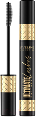 Тушь для ресниц Eveline Cosmetics Ultimate Lashes объемная черный (8мл)