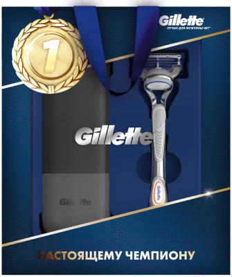 Набор для бритья Gillette Skinguard Sensitive бритва+дорожный футляр