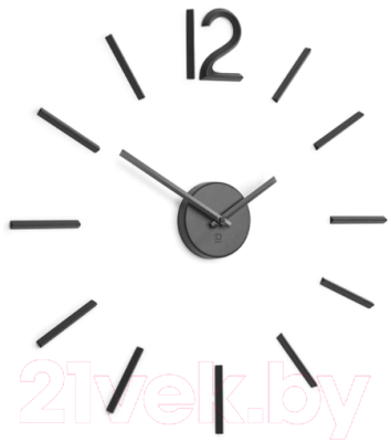 Часы-наклейка на стену Umbra Blink 1005400-040 (черный)