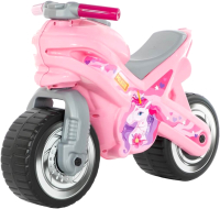 Каталка детская Полесье МХ Мотоцикл / 80608 (розовый) - 