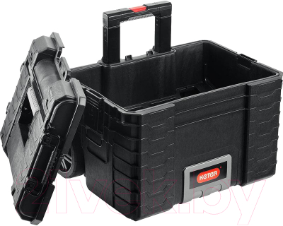 Ящик для инструментов Keter Mobile Gеаr Cart / 236889 (черный)