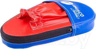 Боксерские лапы RuscoSport 30x18x20 (2шт, красный/синий)