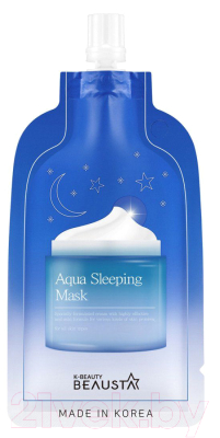 

Маска для лица кремовая Beausta, Aqua Sleeping Mask увлажняющая ночная