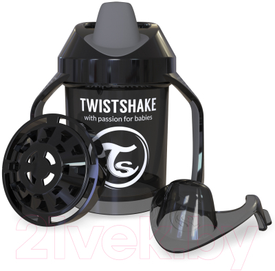 Поильник Twistshake Mini Cup / 78057 (230мл, черный)