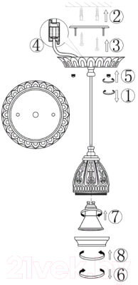 Потолочный светильник FAVOURITE Sorento 1585-1P