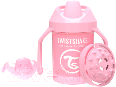 Поильник Twistshake Mini Cup / 78267 (230мл, пастельный розовый)