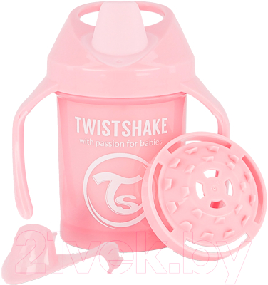 Поильник Twistshake Mini Cup / 78267 (230мл, пастельный розовый)