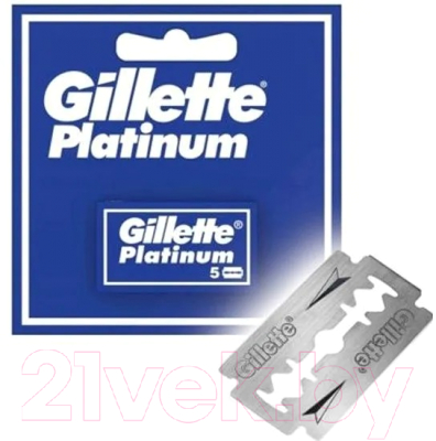 Набор лезвий для бритвы Gillette Platinum (5шт)