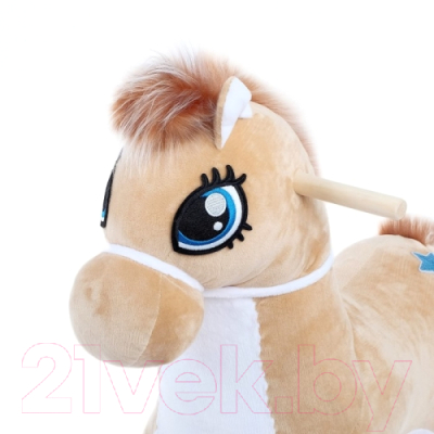 Изображение товара Качалка детская АйМид Лошадка-звездочка / 4357560 (бежевый)