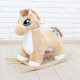 Миниатюра изображения товара Качалка детская АйМид Лошадка-звездочка / 4357560 (бежевый)