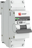 Выключатель автоматический EKF PROxima ВА 47-100 1P 100A (C) 10kA / mcb47100-1-100C-pro - 