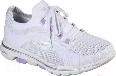 Кроссовки Skechers Go Walk 5 124010-WLV / F3S1P0IIY9 (р.8, белый/сиреневый)