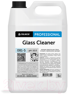 Средство для мытья стекол Pro-Brite Glass Cleaner (5л)