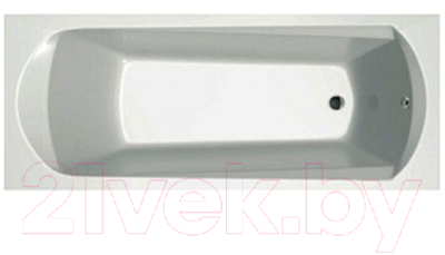 Ванна акриловая Ravak Domino Plus 170x75 / 70508024 (с ножками и сливом)