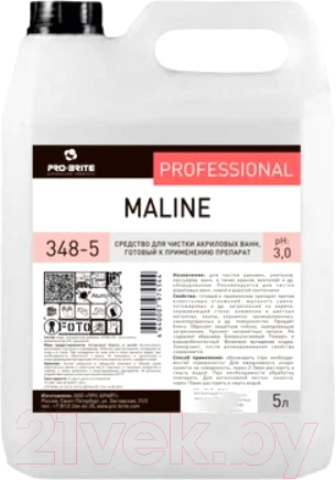 Чистящее средство для ванной комнаты Pro-Brite Maline