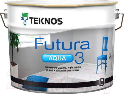 Грунт-краска Teknos Futura Aqua 3 Base 1 (9л)