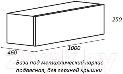 Тумба под умывальник Cezares CADRO-100-1C-SO-BG-BLUM