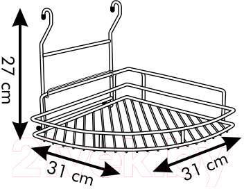 Полка для специй на рейлинг Tescoma 900036